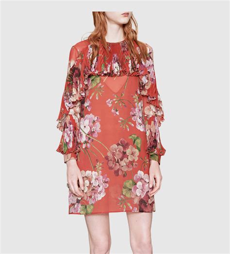 gucci dress flowers